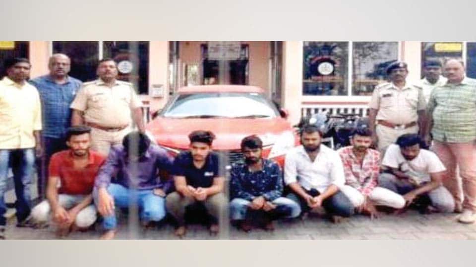 ಯುವಕನ ಮೇಲೆ ಹಲ್ಲೆ, ಅಪಹರಣ, ಸುಲಿಗೆ: 7 ಮಂದಿ ಬಂಧನ