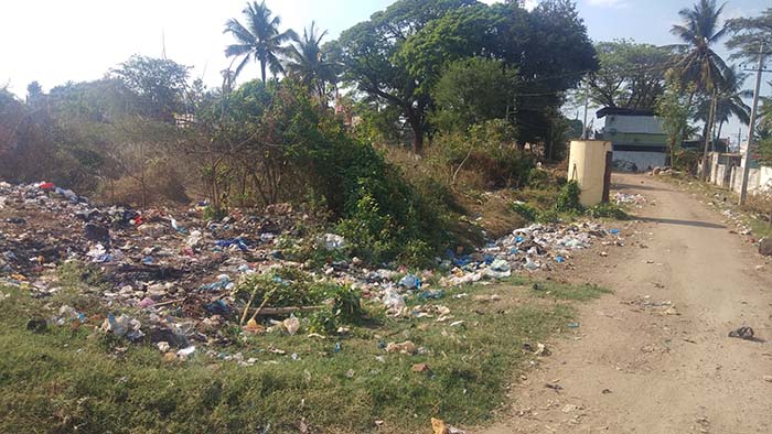 The number of garbage's at Srirampura