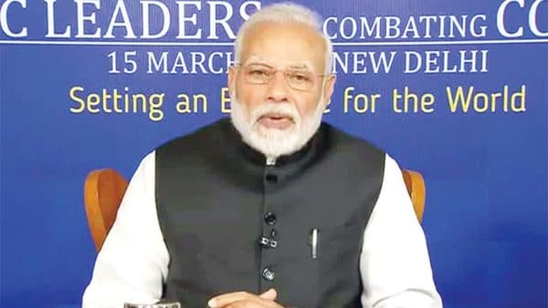Prime Minister Modi Against Corona under SAARC Video Conference for Emergency Mode