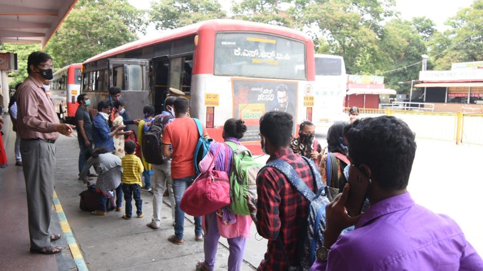 ಇಂದಿನಿಂದ ದೂರದೂರಿಗೂ ಬಸ್ ಸಂಚಾರ