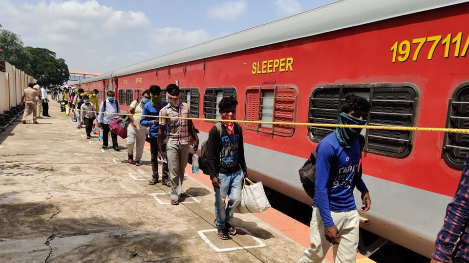 ಇಂದು ಮೈಸೂರಿಂದ ಪಶ್ಚಿಮ ಬಂಗಾಳಕ್ಕೆ ಶ್ರಮಿಕ್ ರೈಲು