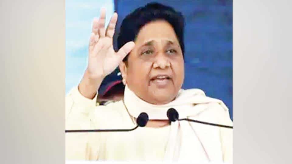 ರಾಜಸ್ಥಾನದಲ್ಲಿ ರಾಷ್ಟ್ರಪತಿ ಆಳ್ವಿಕೆ ಜಾರಿಯಾಗಲಿ: ಮಾಯಾವತಿ ಆಗ್ರಹ