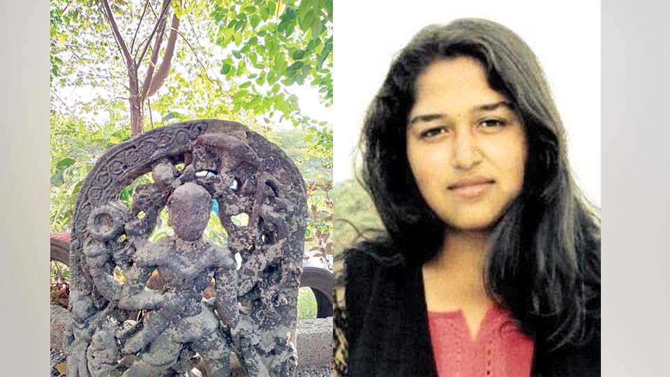 ಬಿಳಿಗೆರೆ ಪೊಲೀಸರಿಂದ ಮರಳು ಕಲಾವಿದೆ ಬಂಧನ