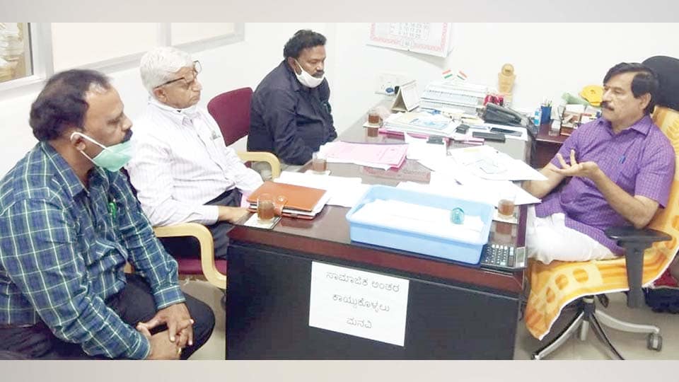 ಕೃಷ್ಣರಾಜ ಕ್ಷೇತ್ರ `ಕೋವಿಡ್-19 ಸಾವಿಲ್ಲದ ಕ್ಷೇತ್ರ’ವಾಗಿಸಲು ಸಂಕಲ್ಪ