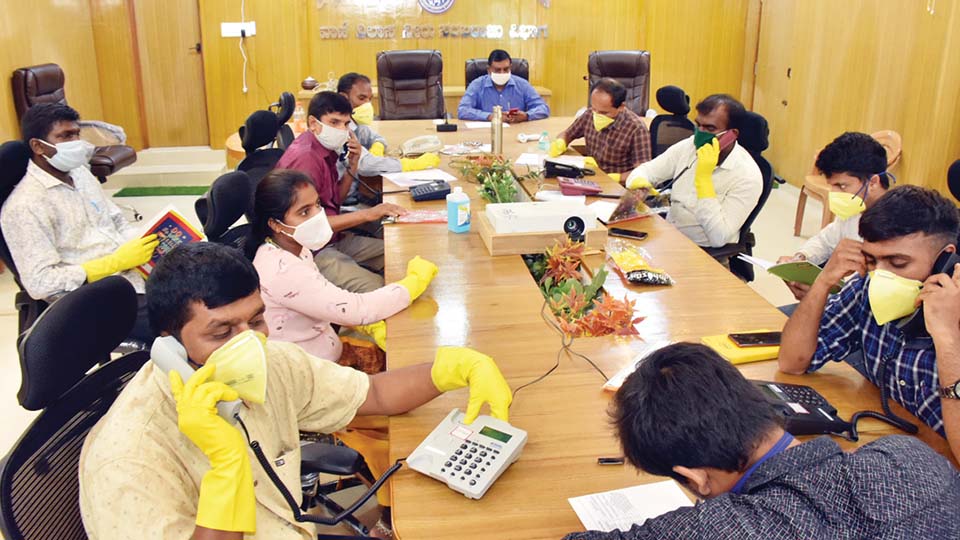 ವಾಣಿವಿಲಾಸ ವಾಟರ್ ವಕ್ರ್ಸ್ ಕಚೇರಿಯಲ್ಲಿ 24×7 ಕೋವಿಡ್-19 ಸಹಾಯವಾಣಿ ಆರಂಭ